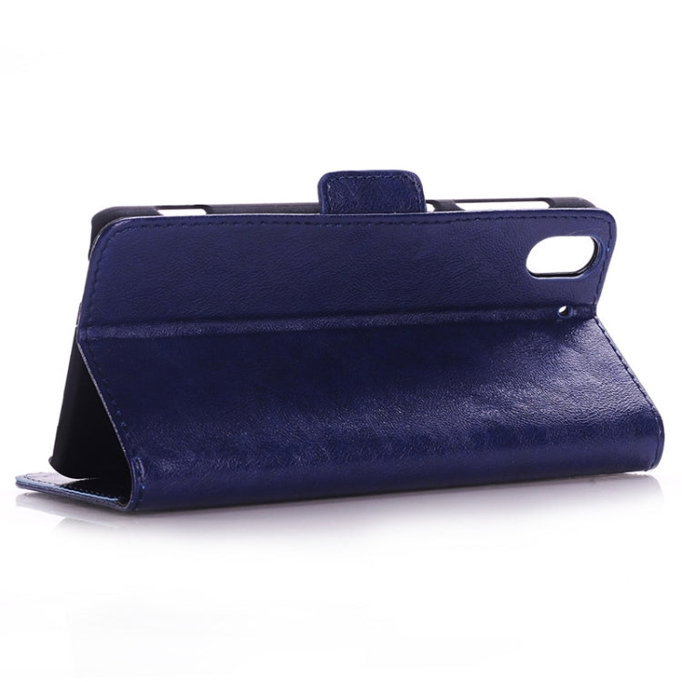 Oil Skin Texture Horizontal Flip Magnetic Buckle Leather Case with Card Slots & Wallet & Holder for HTC Desire Eye / M910X