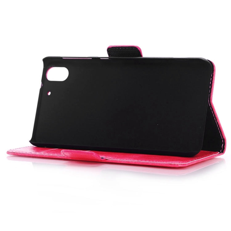 Oil Skin Texture Horizontal Flip Magnetic Buckle Leather Case with Card Slots & Wallet & Holder for HTC Desire Eye / M910X