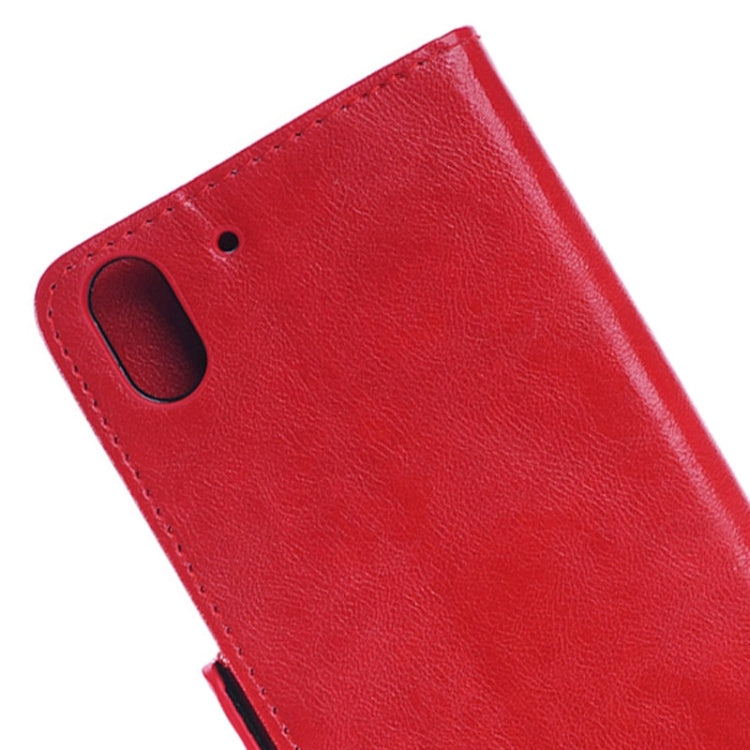 Oil Skin Texture Horizontal Flip Magnetic Buckle Leather Case with Card Slots & Wallet & Holder for HTC Desire Eye / M910X