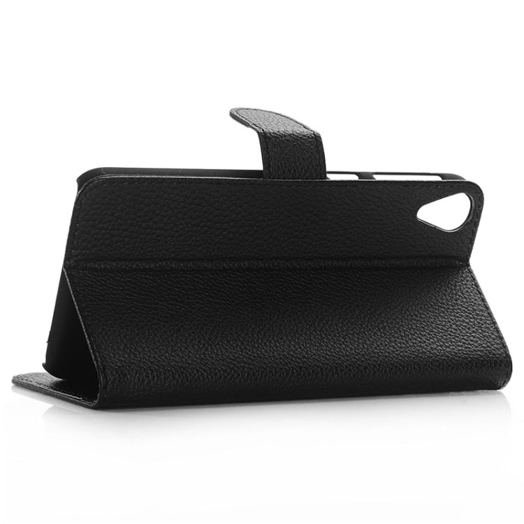 Litchi Texture Horizontal Flip Magnetic Buckle Leather Case with Card Slots & Wallet & Holder for HTC Desire 820