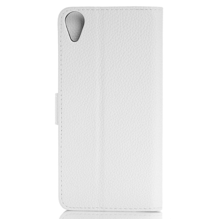 Litchi Texture Horizontal Flip Magnetic Buckle Leather Case with Card Slots & Wallet & Holder for HTC Desire 820