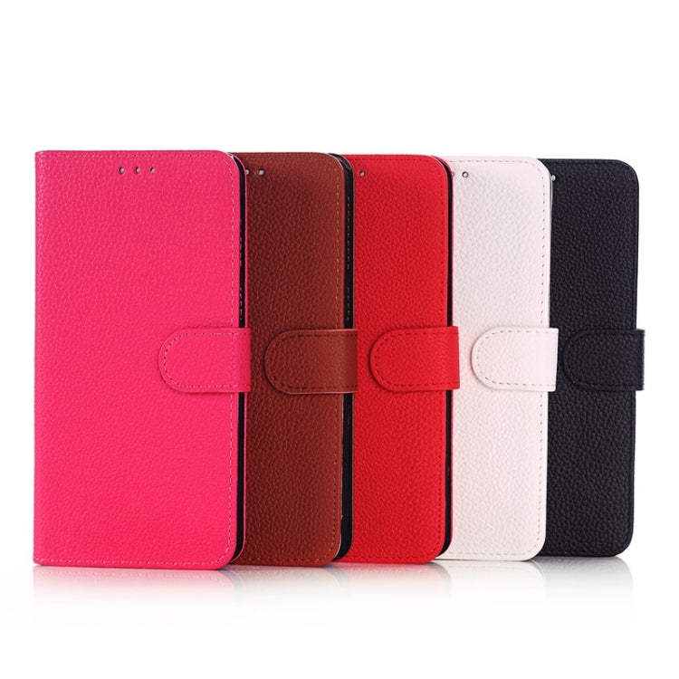 Litchi Texture Horizontal Flip Magnetic Buckle Leather Case with Card Slots & Wallet & Holder for HTC Desire 820