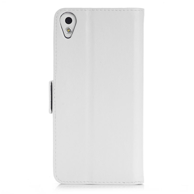 Oil Skin Texture Horizontal Flip Leather Case with Card Slots & Wallet & Holder for HTC Desire 820