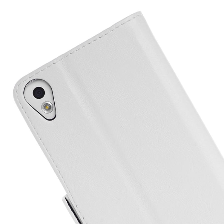 Oil Skin Texture Horizontal Flip Leather Case with Card Slots & Wallet & Holder for HTC Desire 820