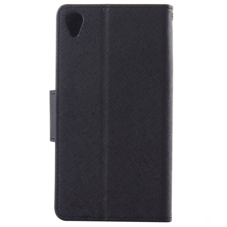Cross Texture Leather Case with Holder & Card Slots & Wallet for Sony Xperia Z5