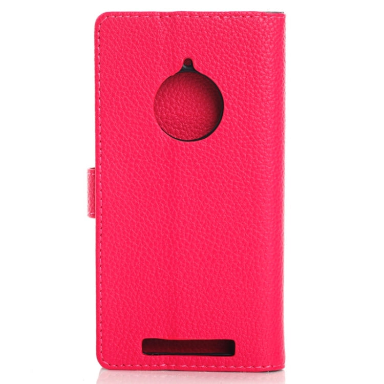 Litchi Texture Horizontal Flip Magnetic Buckle Leather Case with Card Slots & Wallet & Holder for Nokia Lumia 830