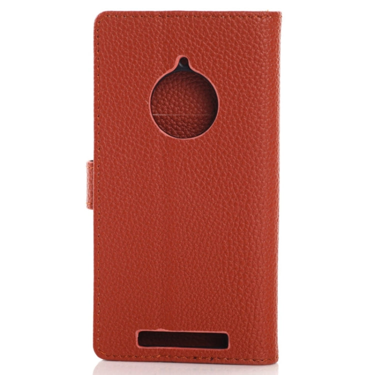 Litchi Texture Horizontal Flip Magnetic Buckle Leather Case with Card Slots & Wallet & Holder for Nokia Lumia 830
