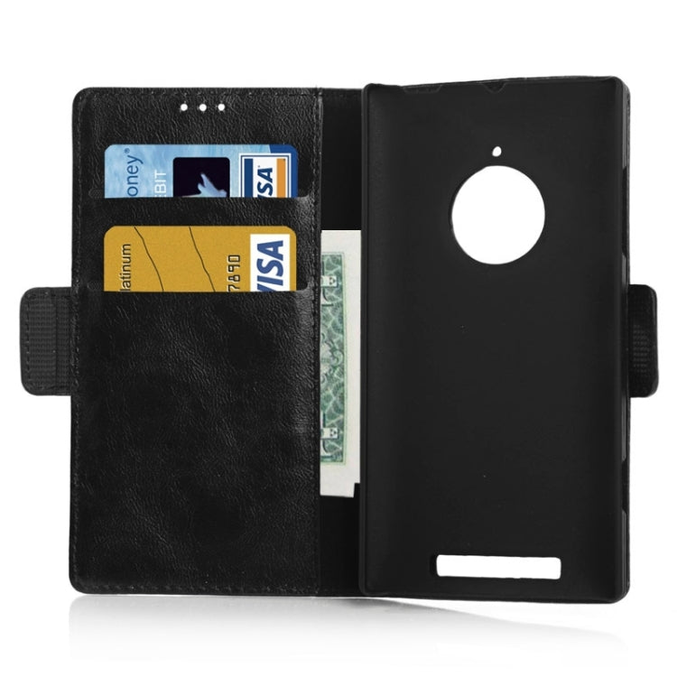 Oil Skin Texture Horizontal Flip Leather Case with Card Slots & Wallet & Holder for Nokia Lumia 830