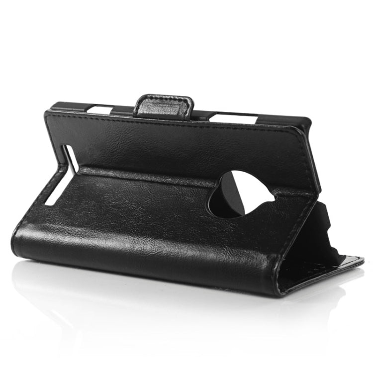 Oil Skin Texture Horizontal Flip Leather Case with Card Slots & Wallet & Holder for Nokia Lumia 830