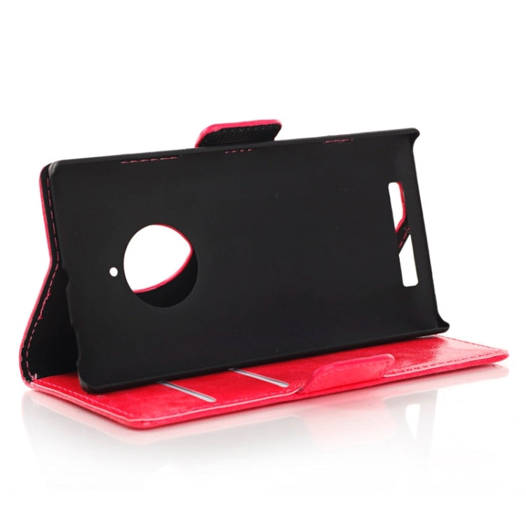 Oil Skin Texture Horizontal Flip Leather Case with Card Slots & Wallet & Holder for Nokia Lumia 830