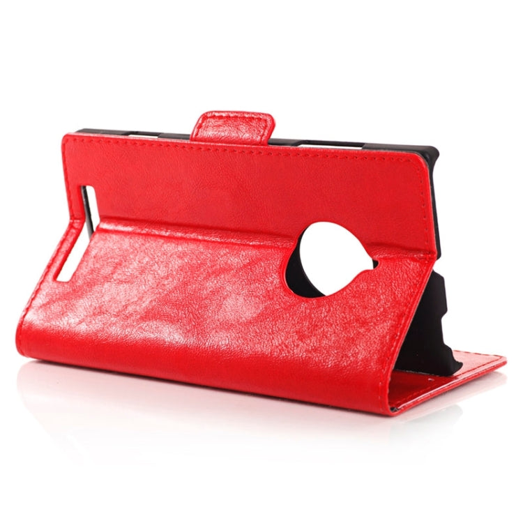 Oil Skin Texture Horizontal Flip Leather Case with Card Slots & Wallet & Holder for Nokia Lumia 830