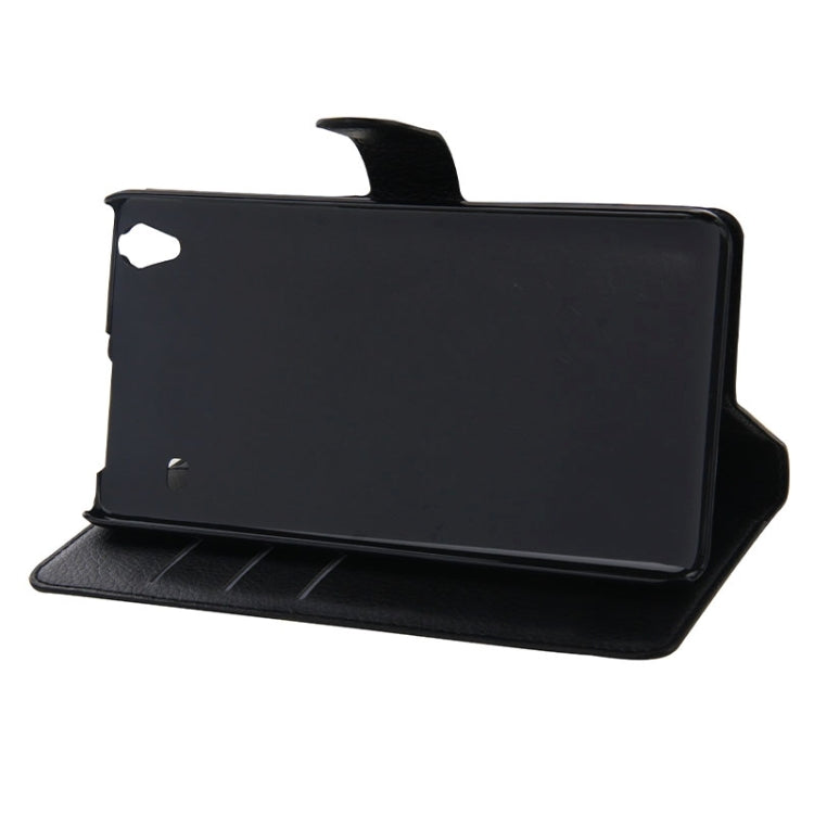 Litchi Texture Flip Leather Case with Holder & Card Slots & Wallet for Lenovo Note 8 / A936