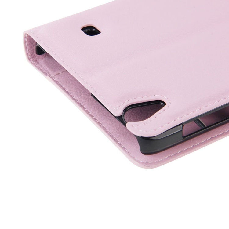 Litchi Texture Flip Leather Case with Holder & Card Slots & Wallet for Lenovo Note 8 / A936