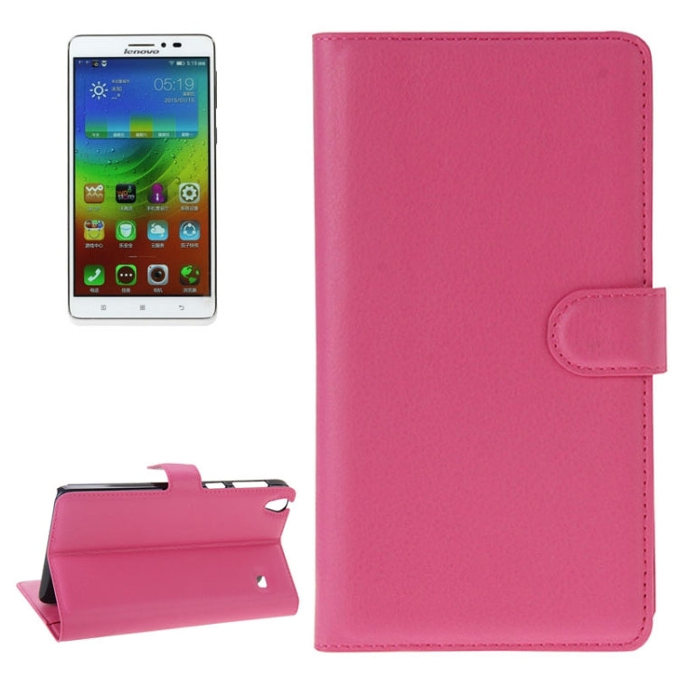 Litchi Texture Flip Leather Case with Holder & Card Slots & Wallet for Lenovo Note 8 / A936