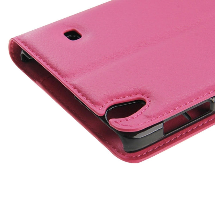 Litchi Texture Flip Leather Case with Holder & Card Slots & Wallet for Lenovo Note 8 / A936
