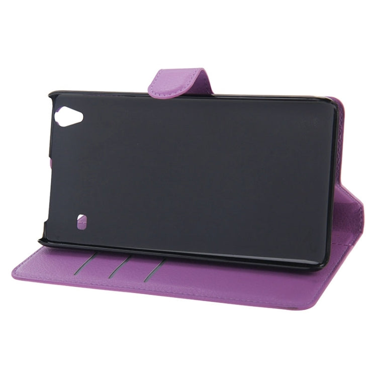 Litchi Texture Flip Leather Case with Holder & Card Slots & Wallet for Lenovo Note 8 / A936