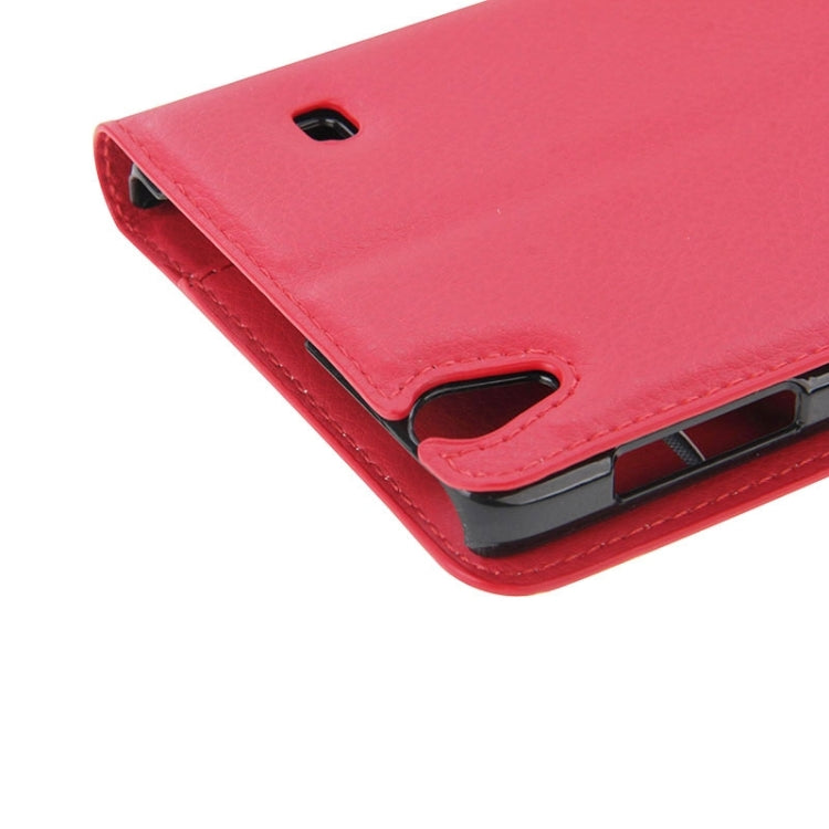 Litchi Texture Flip Leather Case with Holder & Card Slots & Wallet for Lenovo Note 8 / A936