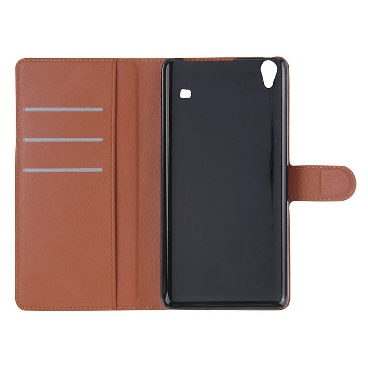 Litchi Texture Flip Leather Case with Holder & Card Slots & Wallet for Lenovo Note 8 / A936