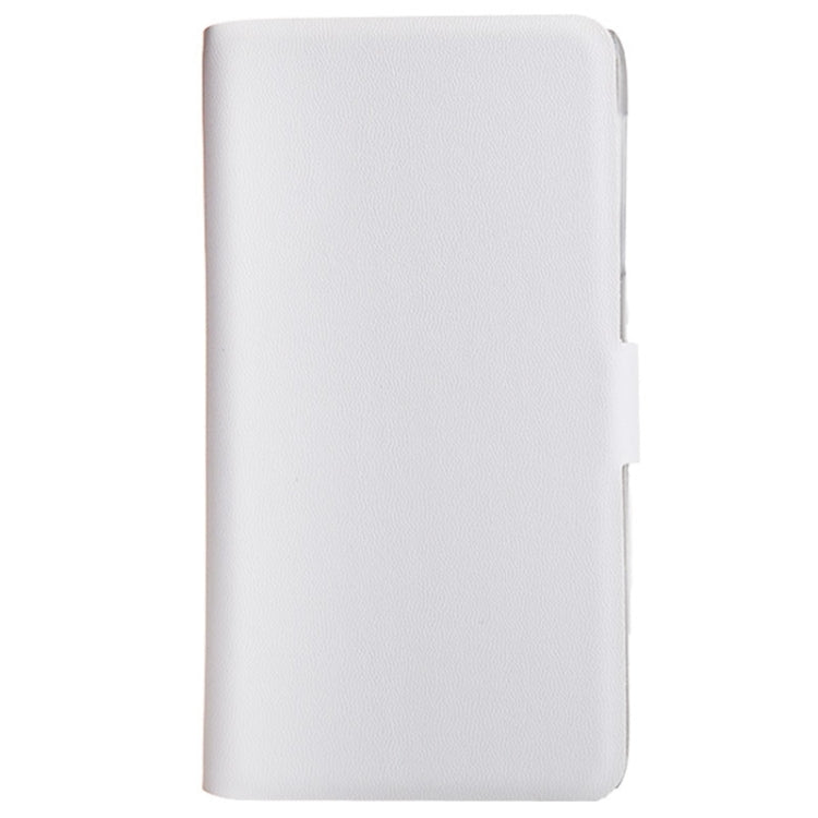 Sheepskin Texture Horizontal Flip Magnetic Buckle PU Leather Case with Card Slots for Lenovo S890(White)