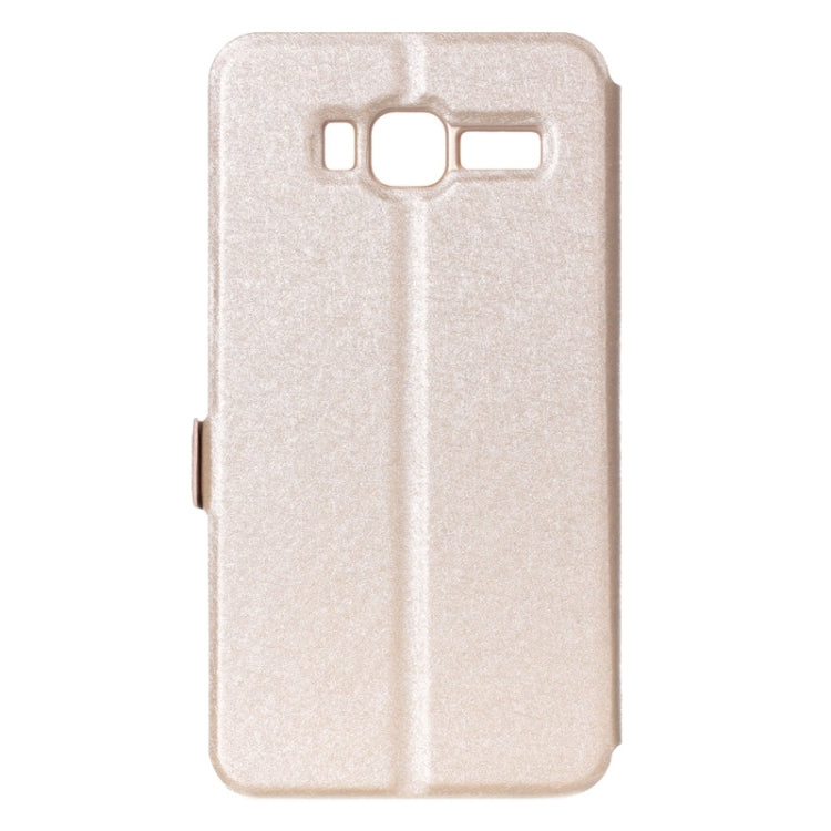 Silk Texture Horizontal Flip Leather Case with Caller ID Display & Holder for Lenovo A916