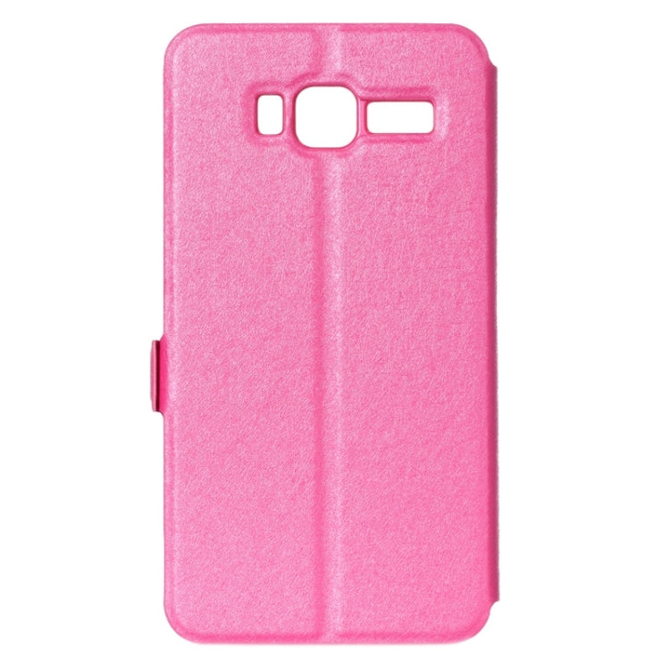 Silk Texture Horizontal Flip Leather Case with Caller ID Display & Holder for Lenovo A916