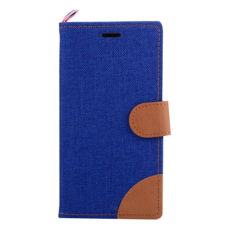 Denim Surface Horizontal Flip Leather Case with Card Slots & Holder for Motorola Moto G(3rd Gen.)