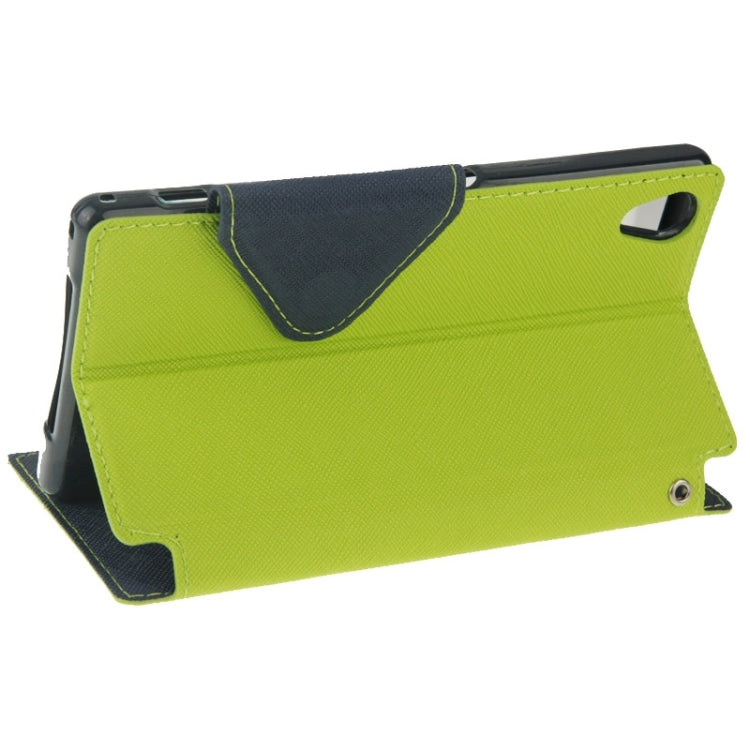 Litchi Texture Horizontal Flip Magnetic Buckle Leather Case with Call Display ID & Card Slots & Holder for Sony Xperia Z1 / L39h