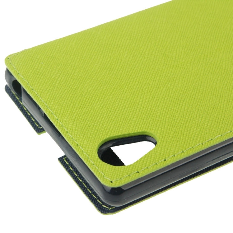 Litchi Texture Horizontal Flip Magnetic Buckle Leather Case with Call Display ID & Card Slots & Holder for Sony Xperia Z1 / L39h