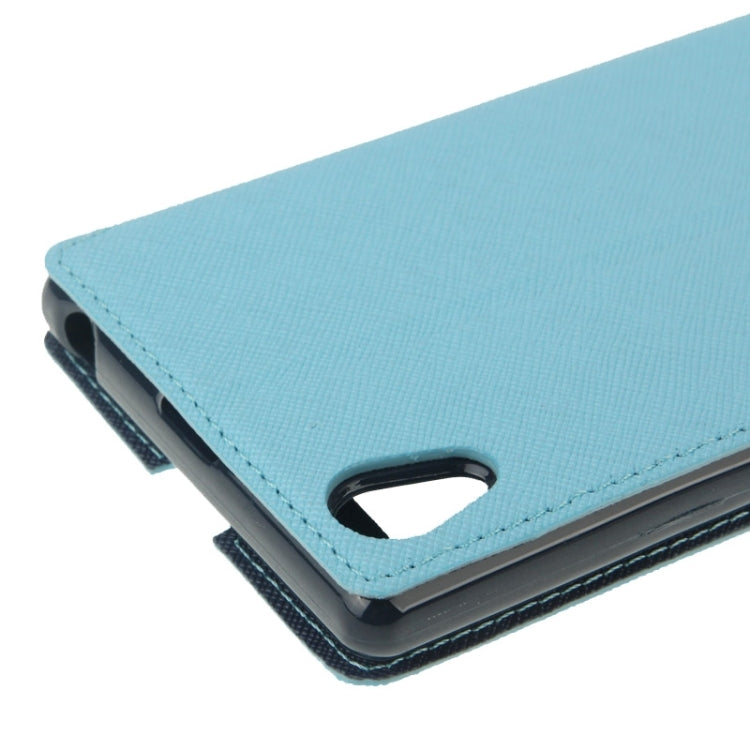 Litchi Texture Horizontal Flip Magnetic Buckle Leather Case with Call Display ID & Card Slots & Holder for Sony Xperia Z1 / L39h