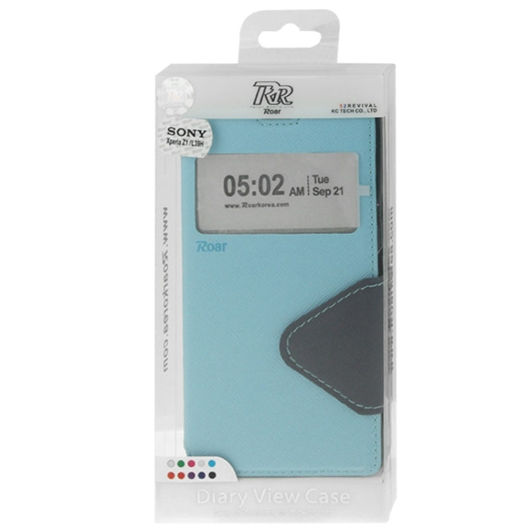 Litchi Texture Horizontal Flip Magnetic Buckle Leather Case with Call Display ID & Card Slots & Holder for Sony Xperia Z1 / L39h