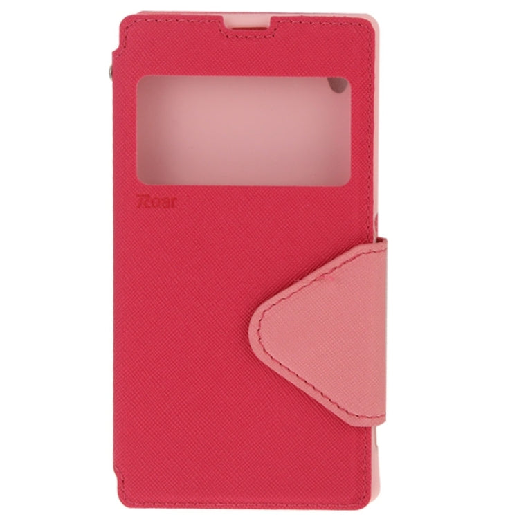 Litchi Texture Horizontal Flip Magnetic Buckle Leather Case with Call Display ID & Card Slots & Holder for Sony Xperia Z1 / L39h