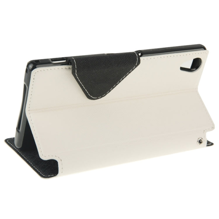 Litchi Texture Horizontal Flip Magnetic Buckle Leather Case with Call Display ID & Card Slots & Holder for Sony Xperia Z1 / L39h