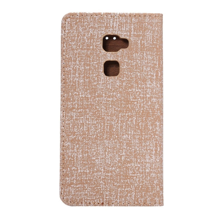 Canvas Texture Magnetic Horizontal Flip Leather Case with Card Slots & Holder for Huawei Mate S