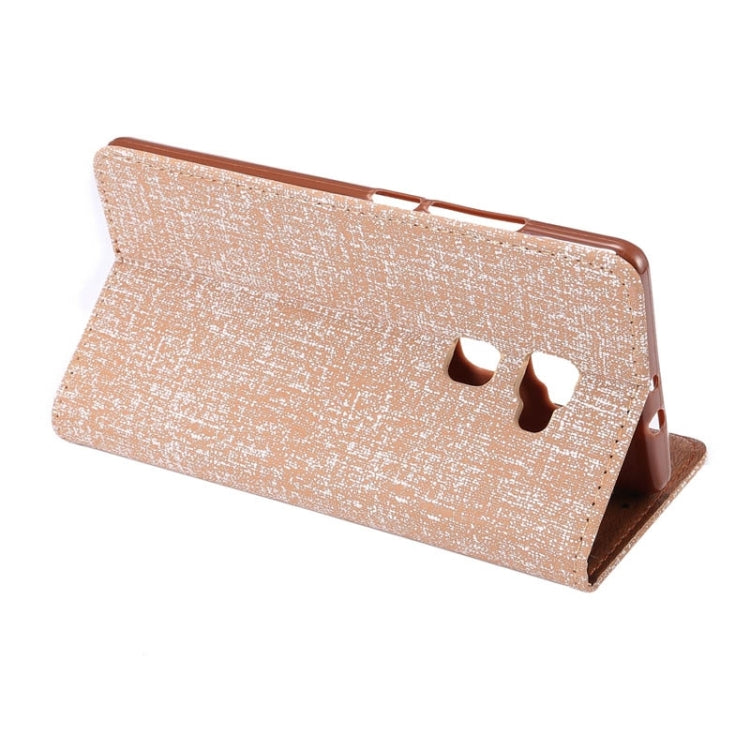 Canvas Texture Magnetic Horizontal Flip Leather Case with Card Slots & Holder for Huawei Mate S