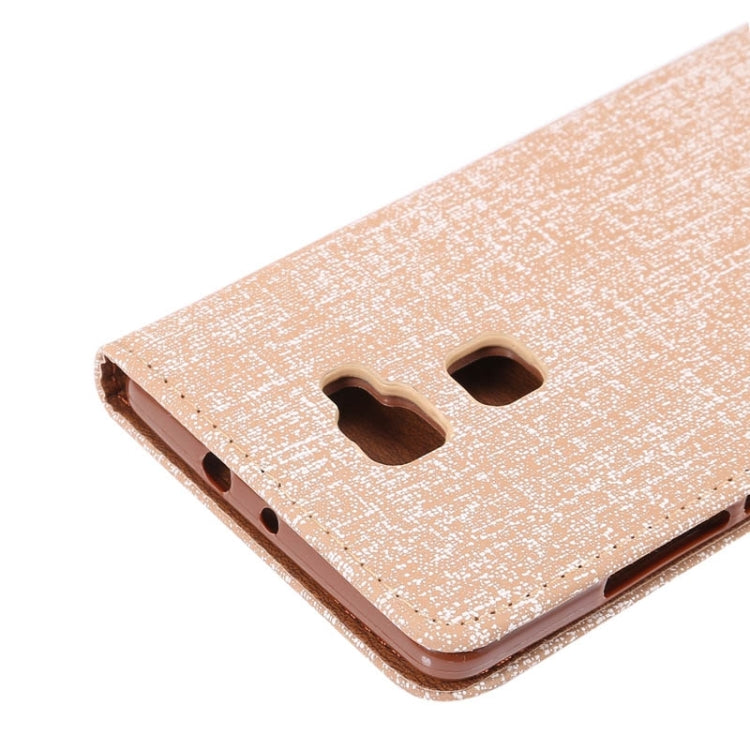 Canvas Texture Magnetic Horizontal Flip Leather Case with Card Slots & Holder for Huawei Mate S