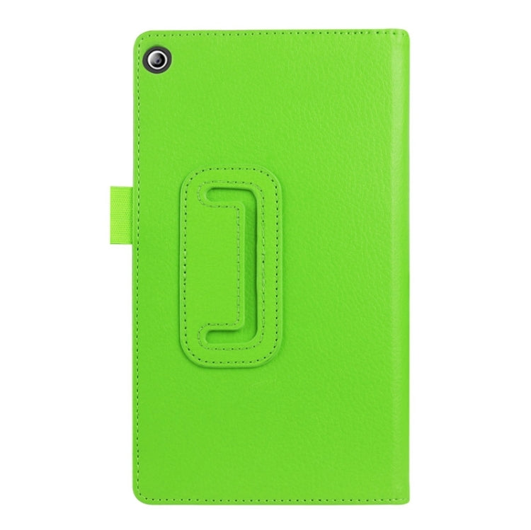Litchi Texture Horizontal Flip Solid Color Leather Case with Two-Folding Holder for Lenovo Tab 2 A7-20F