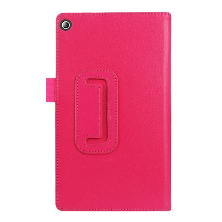 Litchi Texture Horizontal Flip Solid Color Leather Case with Two-Folding Holder for Lenovo Tab 2 A7-20F