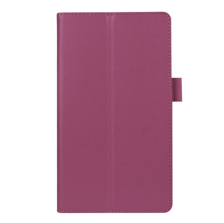 Litchi Texture Horizontal Flip Solid Color Leather Case with Two-Folding Holder for Lenovo Tab 2 A7-20F