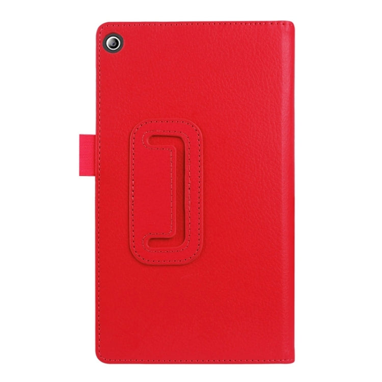 Litchi Texture Horizontal Flip Solid Color Leather Case with Two-Folding Holder for Lenovo Tab 2 A7-20F