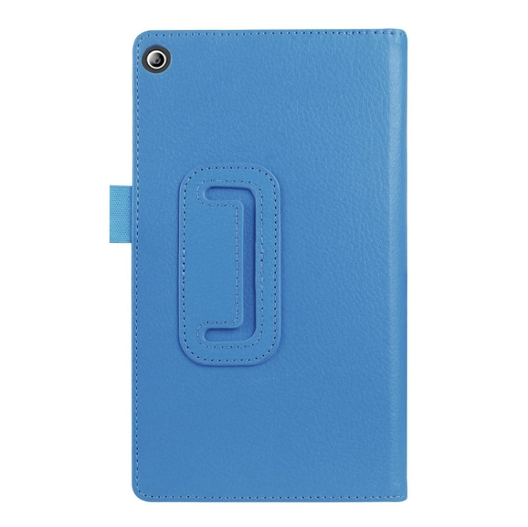 Litchi Texture Horizontal Flip Solid Color Leather Case with Two-Folding Holder for Lenovo Tab 2 A7-20F