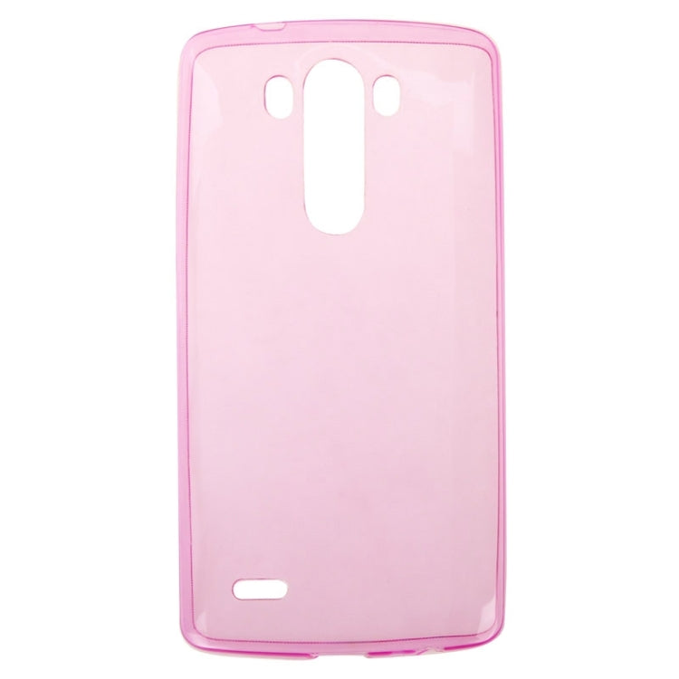 0.7mm Ultra-thin TPU Transparent Protective Case for LG G3