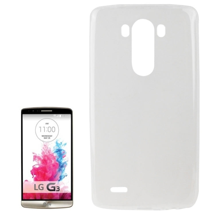 0.7mm Ultra-thin TPU Transparent Protective Case for LG G3