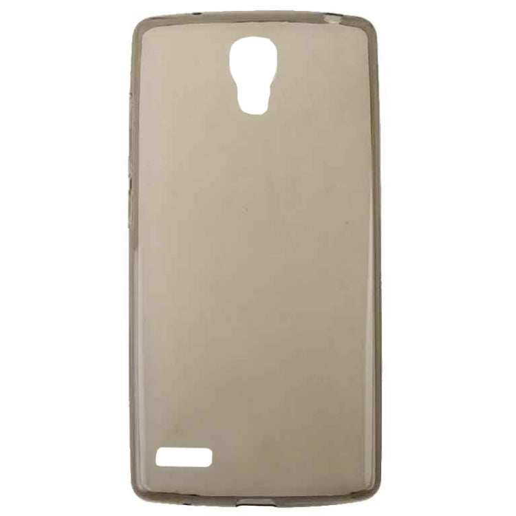 0.7mm Ultra-thin TPU Transparent Protective Case for Xiaomi Redmi Note(Grey)