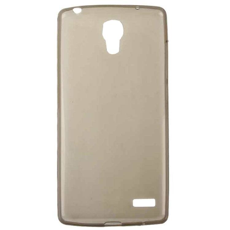 0.7mm Ultra-thin TPU Transparent Protective Case for Xiaomi Redmi Note(Grey)