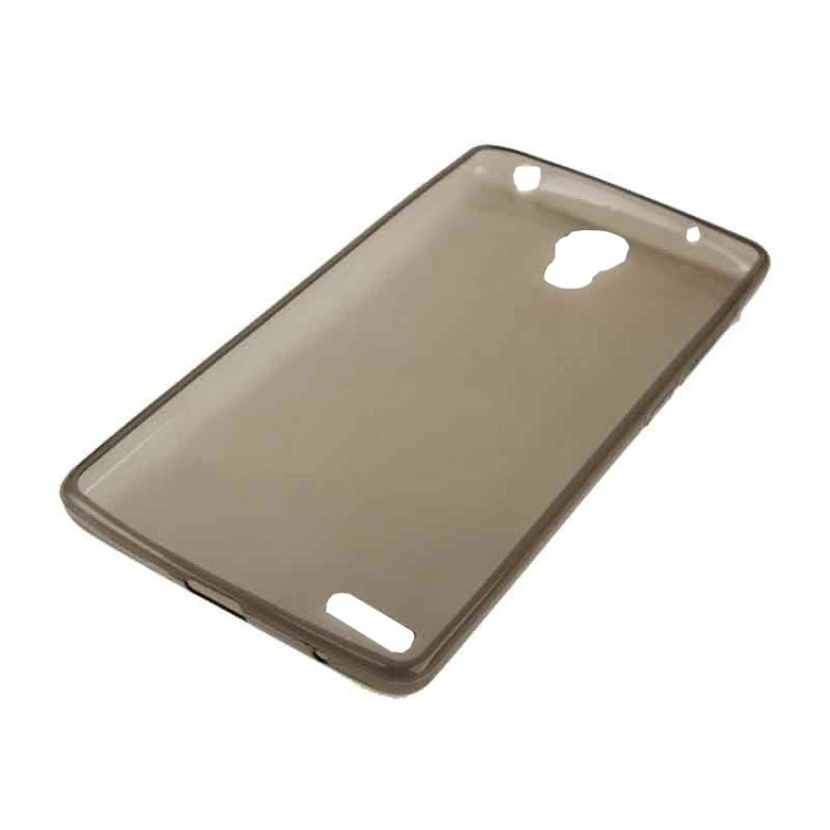 0.7mm Ultra-thin TPU Transparent Protective Case for Xiaomi Redmi Note(Grey)