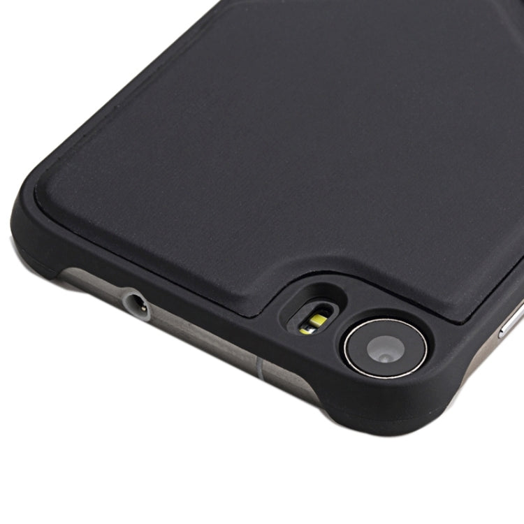 Leather Case with Holder for Doogee F3 / F3 Pro (S-MPH-1019)(Black)
