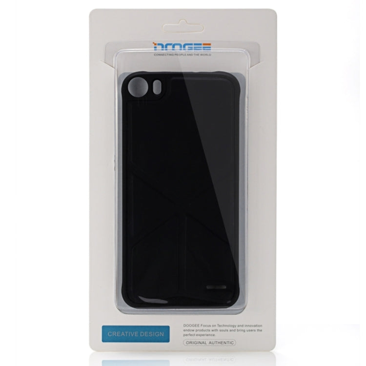 Leather Case with Holder for Doogee F3 / F3 Pro (S-MPH-1019)(Black)