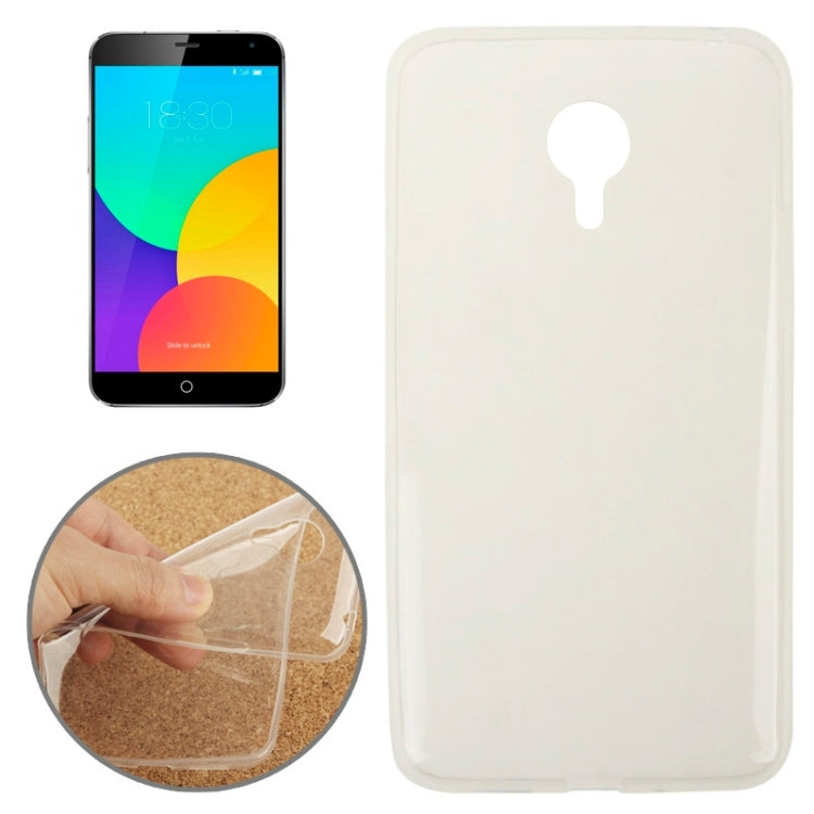0.7mm Ultra-thin TPU Transparent Protective Case for Meizu MX4