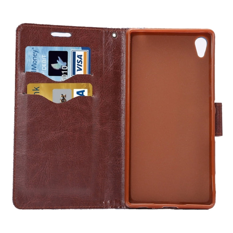 Denim Texture Horizontal Flip Magnetic Buckle Leather Case with Card Slots & Holder for Sony Xperia Z3+