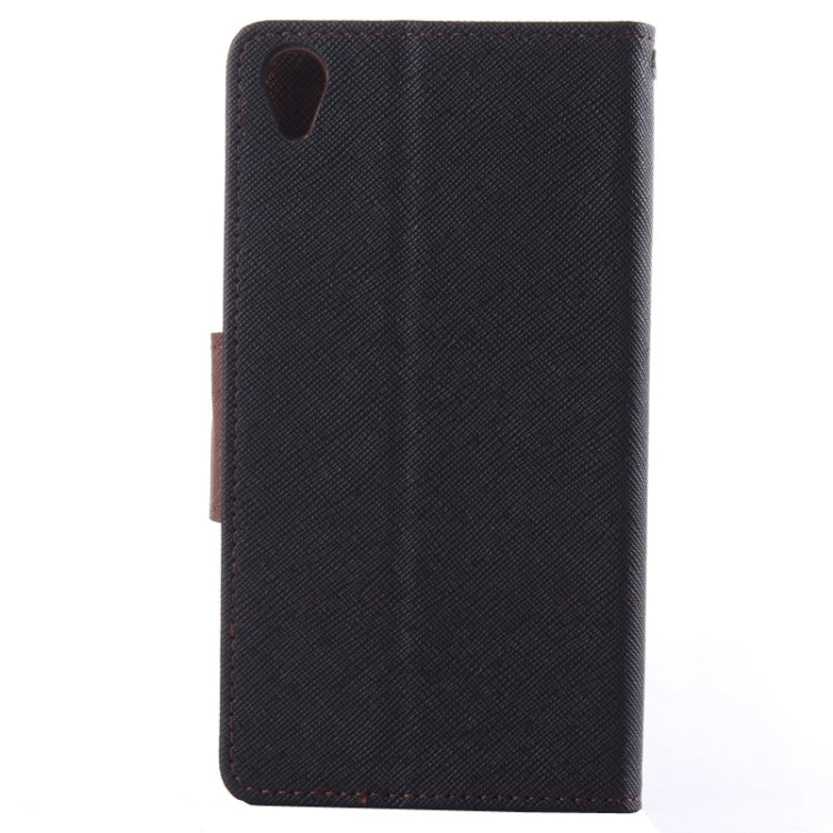 Cross Texture Leather Case with Holder & Card Slots & Wallet for Sony Xperia Z5 P